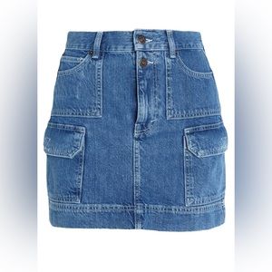 Brand new with tags denim mini skirt.
